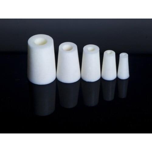 10pcs/lot Test tube silica gel plug Silica gel stopper for various test tubes Lab Consumable Rubber plug free shipping