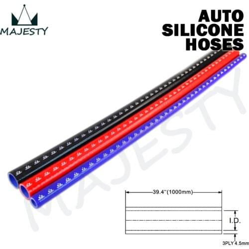 1Pcsx 1.1" / 28mm ID Straight Silicone Coolant Hose Pipe Tube L=1000mm / 1m