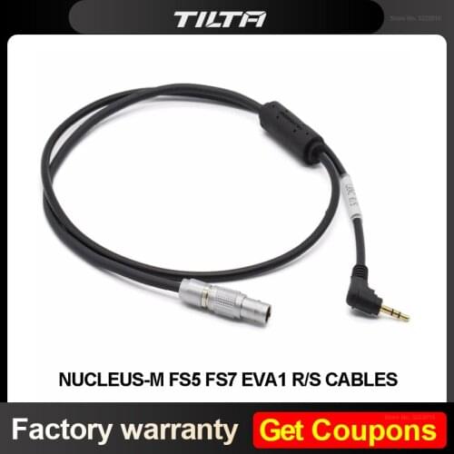 TILTA Nucleus-M FS5 FS7 EVA1 Blackmagic URSA Mini 4K, URSA Mini Pro G1/G2 Run/Stop Cables 2.5mm LANC Remote Control