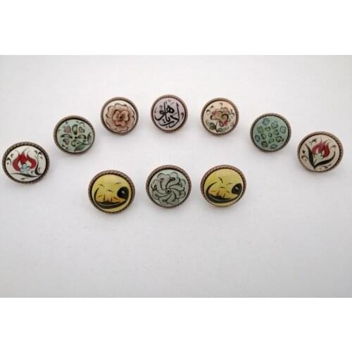 Adjustable ring with decorative tile stone ring rings rings for women gothic jewelry jewelery vintage valentines day gift tile