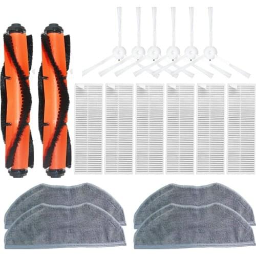 Roller Brush for Xiaomi Mijia G1 MJSTG1 Robot Vacuum Cleaner Parts Side Brush Hepa Filter Mop Cloth Replacement Rags