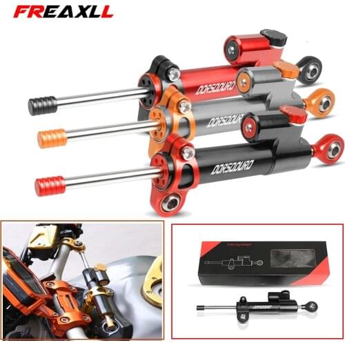For Aprilia DORSODURO 750 2008-2016 2015 Moto CNC Motorcycle Steering Damper Stabilizer Linear Reversed Safety Control Over