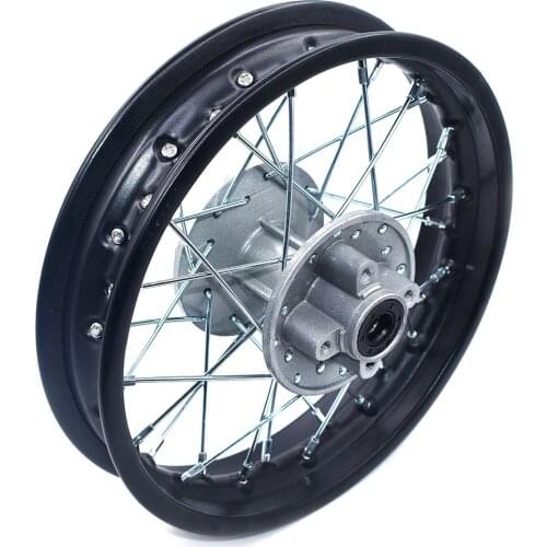 1.85-12 inch Hoops Steel Wheel Rims Fitting for 80/100-12 wheels tyres Use For KLX CRF Apollo Motocross Accessories