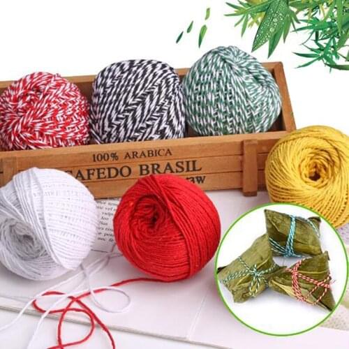 1Roll 75m Meat Sausage Tie Rope Cord Cooking Tools zongzi DIY Butchers Cotton Twine Meat Prep Trussing Turkey Barbecue Strings