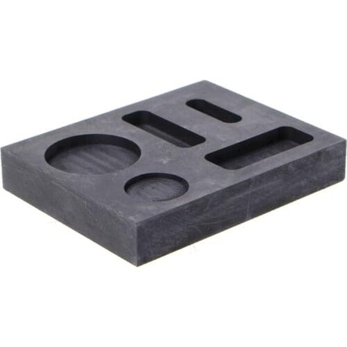 High-purity Graphite Crucible Silver Gold Melting Metal Coin Bar Molds Smelting