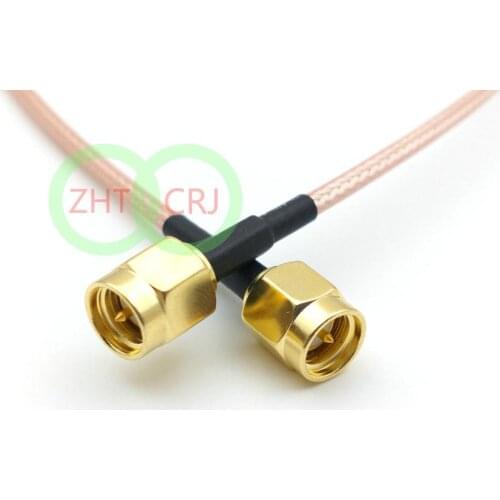 20PCS SMA Male to SMA Male RG316 Cable SMA Male Plug To SMA Plug Straight Coaxial Cable