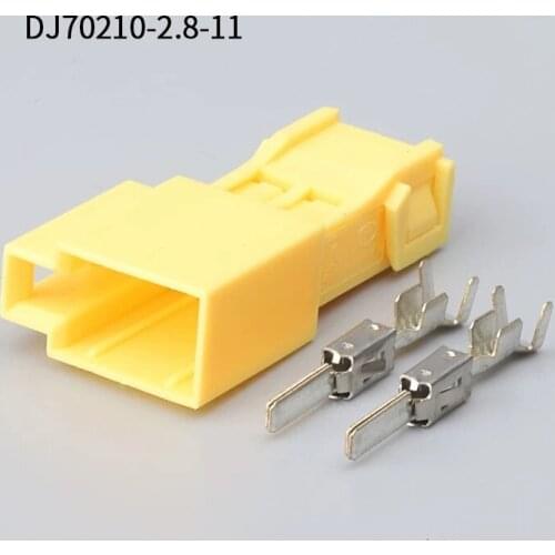 500sets DJ70210-2.8-11 2.8mm 2Pin AMP Car Electrical Wire Connectors for Audi VW,BMW,Honda,Toyota,NISSAN AND other models