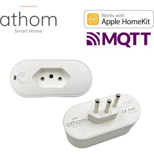 ATHOM Brazil Homekit WiFi Socket Timing Siri Voice Remote Control Plug 16A Home Automation