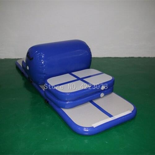 Free Shipping A Set (4 air track+1 roller+1 pump) Inflatable Air Track Water Trampoline Airtrack Gymnastics Air Mat For Sale