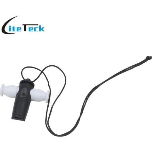 Brazil Latin Music Samba Whistle Tri-Tone Plastic White/ Black Color Musical Instrument Gift