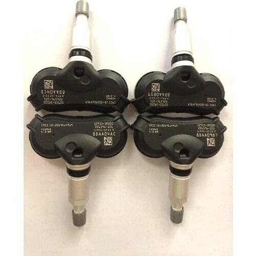 4 Piece TIRE PRESSURE SENSOR 529333M000 52933-3M000 434Mhz TPMS FOR 2010 - 2014 2013 2012 2011 Kia Sportage IX35