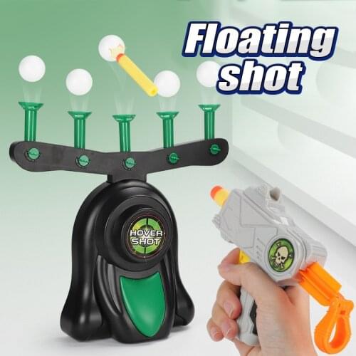 Electric suspension ball shooting target soft bullet gun practice dart target parent-child interactive shooting game toy gift