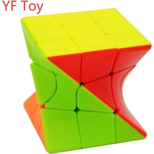 Fangge Rainbox Distortion 3x3x3 Magic Cubes Multi-Color Stickerless Safe ABS Cubo Magico 3x3 Magic Square Educational Toy Gift