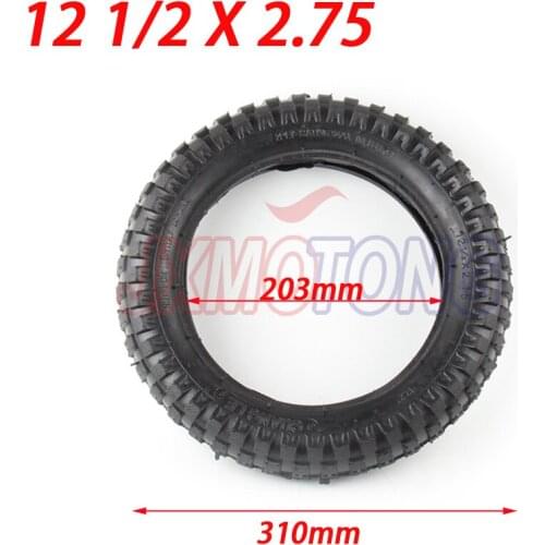 Good Quality 12 1/2 X 2.75 Inner Tube Outer Tyre for MX350 MX400 Scooter 12 inch 49cc Motorcycle Mini Dirt Bike Tire