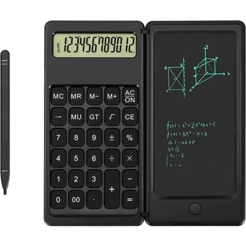 Calculators,Standard Function Desktop Calculator,with 12 Digit Large LCD Display and 6 Inch Office Writing Tablet