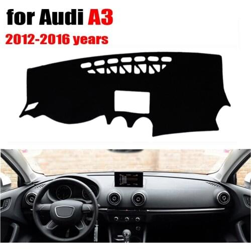 Car dashboard cover mat for Audi new A3 2012-2016 years Left hand drive dashmat pad dash covers auto dashboard accessories