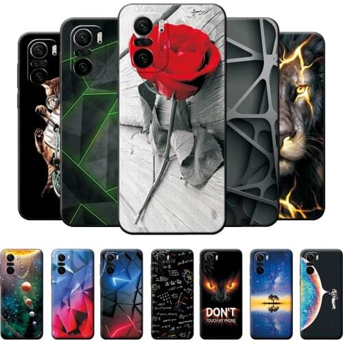 For Xiaomi POCO F3 Case Matte Protective Case For Xiaomi POCO F3 Soft TPU Silicone Back Cover For Xiaomi POCO F3 6.67" Capa Rose