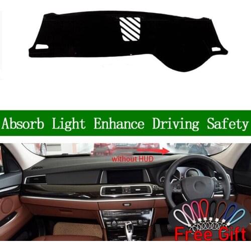 For BMW 5 series 5GT 2014 2015 2016 Right Hand Drive Dashboard Cover Car Stickers Sun Shade Dash Mat Carpet Interior Accessories