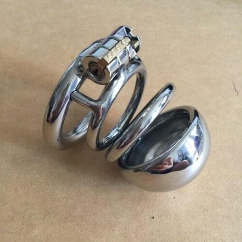 Newest! Stealth Lock Male Stainless Steel Chastity Device,Cock Cage,Penis Lock,Cock Ring Chastity Belt,Adult Game,Sex Toy S029