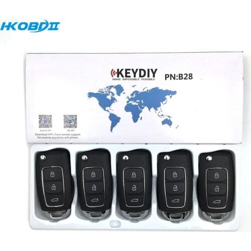 HKOBDII KEYDIY Original KD B28 Button B series Universial Remote For KD900/KD-X2/ URG200/KD MINI B Series Remote