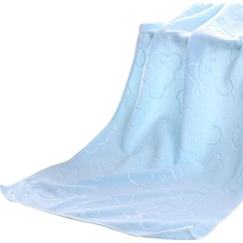 Microfiber Towels Embossed Thick Soft Absorbent Ultrafine Fiber Towel Beach Bath Towel ALI88