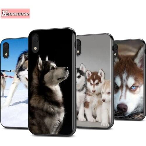 Alaskan Malamute Dog Silicone Cover For Apple IPhone 12 Mini 11 Pro XS MAX XR X 8 7 6S 6 Plus 5S SE Phone Case