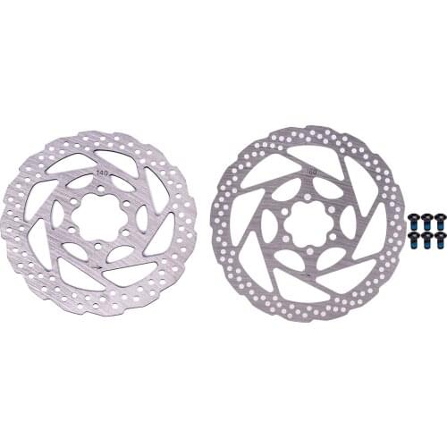 MTB/road disc brake/cyclocross bike brake disc,6-bolt,centerline 140mm 160mm brake rotor,with screws