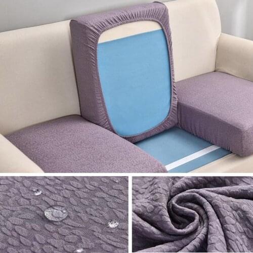 Waterproof Sectional Sofa Seat Cushion Cover Elastic Stretch Sofa Cover L Shape Corner Magic 3 Seatercouch Cover for Living Room