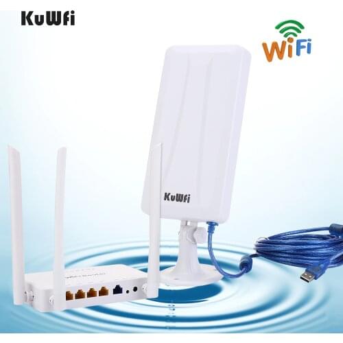 High power wireless Openwrt Wireless router with 4pcs 7dbi antenna,high power wireless Adapter with 14dbi antenna&5M USB cable