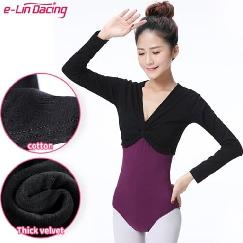 Adult Ballet Dance Shawl Coat Long Sleeve Leotard Tops Knitwear Ballet Wrap Thermal Woman kids High Waist Outwear for Gymnastic