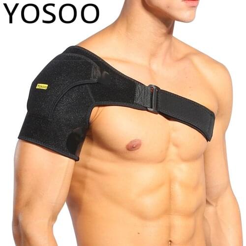 Yosoo Shoulder Support Bandage with Pressure Pad Shoulder Wraps Brace Support Protector For Rotator Cuff Shoulder Strap Support