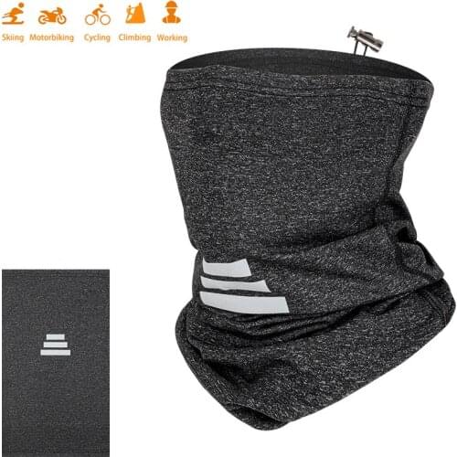 Winter Outdoor Reflective Cycling Face Scarf Skiing Neck Gaiter Thermal Bike Snowboard Collar