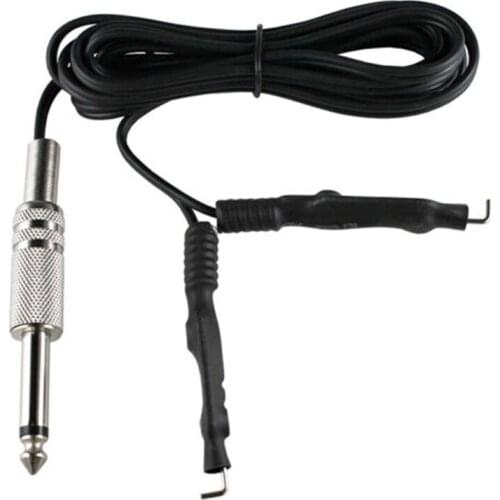 1pc 1.74m Tattoo Power Supply Clip Cord Black tattoo hook line for Tattoo Machine Kit Foot Pedal Tattoo Accessories