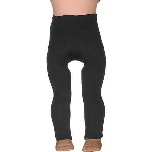 2017 New Fashion Black Leggings for 18 inch American Doll / childrens gifts b863