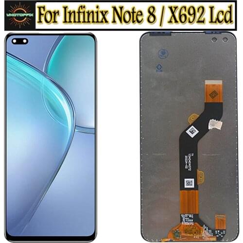 6.95" Original For Infinix Note 8 X692 LCD Display Touch Screen Digitizer Assembly Brand Repair Replacement For Infinix X692 LCD