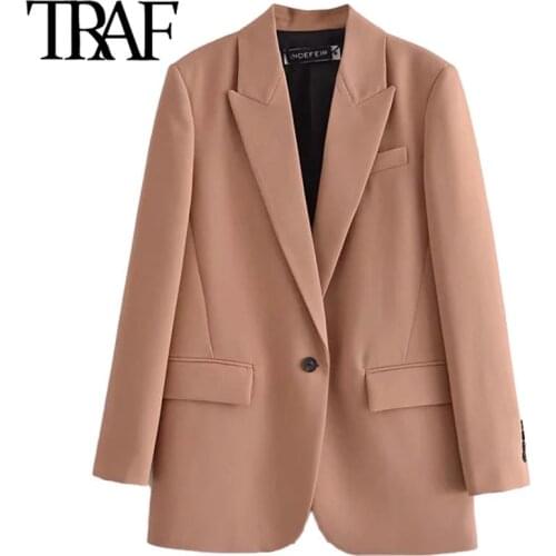 Aonibieer 2021 Women 2 Piece Set Suit Blazer Trousers Elegant Fashion Chic Lady Urban Outfits Jacket Pant Single Button Spring