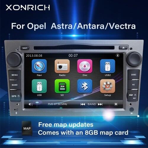 AutoRadio 2 Din Car DVD Multimedia Player For Opel Zafira b Astra H J Vectra C B Corsa D CG Meriva BVivaro Antara GPS Navigation