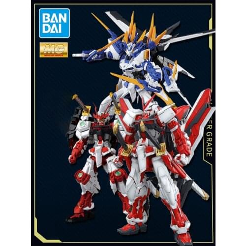 Bandai Gundam Mg 1/100 MBF-P02KAI Astray Blue Frame D Second Revise Red SEED Assemble Assembling Model Action Figures Collect