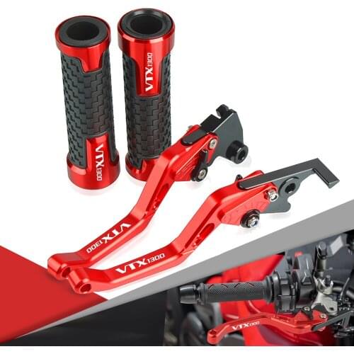 For HONDA VTX1300 2003-2010 2009 2008 07 VTX 1300 Motorcycle Accessories aluminum Adjustable Brake Clutch Lever handlebar handle