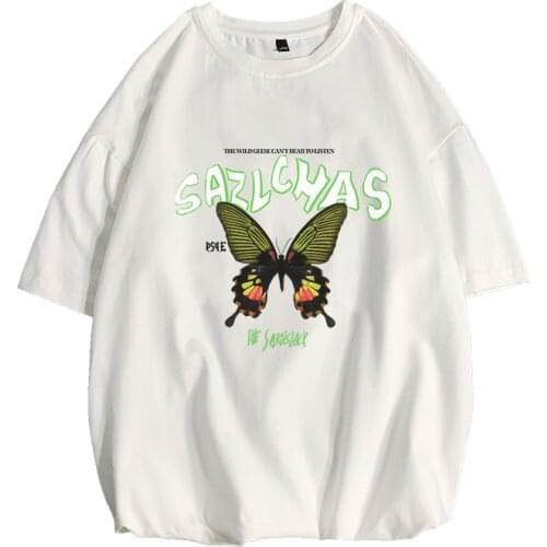 ZhuZunZhe 2021 100% Cotton Mens T-Shirt Loose T-Shirt Mens Printing Fashion Casual Summer Youth Popular Short Sleeve