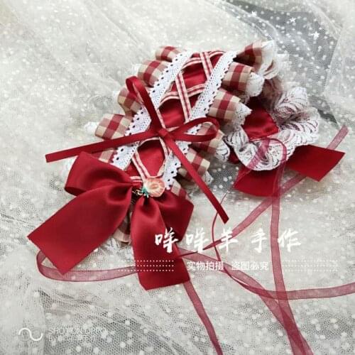 Lolita Headband Dessert Chocolate Hair hoop Headdress Cute Strawberry Hairpin Kawaii Princess Hair Clip Hair Accessories Cosplay