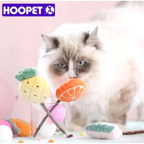 HOOPET Cat Toys Cat Chew Toys Teeth Cleaning Fun Cat Stick Pet Toys
