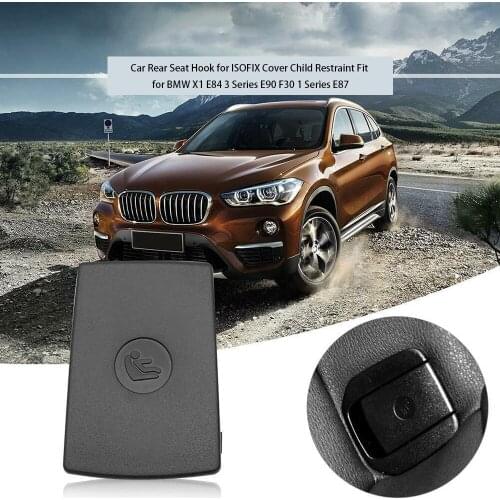 KKMOON Car Rear Seat Hook for ISOFIX Cover Child Restraint Fit for BMW X1 E84 3 Series E90 F30 1 Series E87
