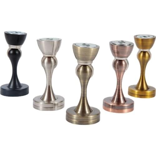 Magnetic Door Stopper Silent Strong Green Bronze Brass Bronze Gold Steel Door Suction All-in-one Molding Wall Suction Sanitation