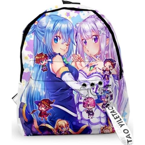 2021 3D Print Blessings for a better world Teenager Students School Bags Men/Women Outside Travel Waterproof Oxford Backpack