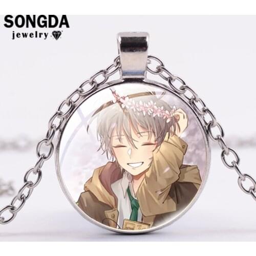SONGDA Hot Selling Item Balance UNLIMITED Kato Kanbe Daisuke Necklace Special Patterns Glass Cabochon Pendant Necklace Best Gift