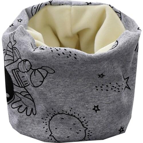 New Fashion 2021 Spring Autumn Girls Cotton Scarf Boys Plush Scarf Winter Kids Collar Warm Scarves Children Thick Neckerchief