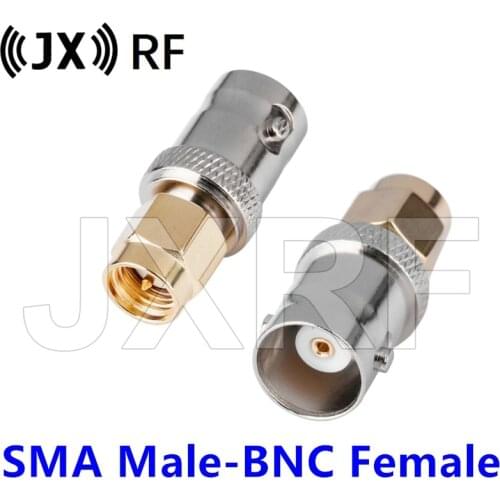 2PCS BNC To SMA Adapter BNC Female to SMA Male RF Connector