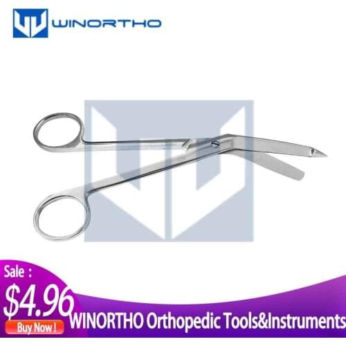 Pet Farm Veterinary Vet Stainless Steel Bandage Scissors 14cm Nursing Surgical Scissors 18cm Farming Tool home use