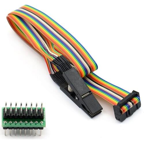Programmer Testing Clip SOP16 SOP SOIC 16 SOIC16 Pin IC Test Clamp SOP16 to DIP8 Flash Clip for 25 series RT809F TL866CS TL866A